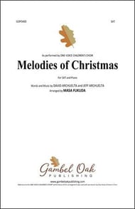 Melodies of Christmas SAT choral sheet music cover Thumbnail